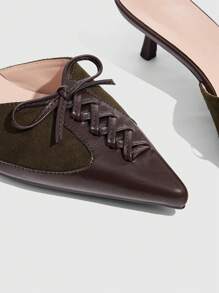 CUCCOO GRLICON Women's Y2K Punk Style High Heel Pumps, Suitable For Motorcycle, Cool Girl, Halloween, Christmas, Party Outfits - Brown - View 6