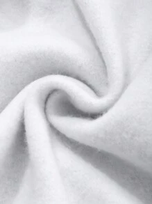 Dazy-Less Thicken Fleece Hooded Loose Solid Color Sweatshirt Sweatshirt For Women,Fall Clothes Jacket,Winter Hoodies - Grey - View 3