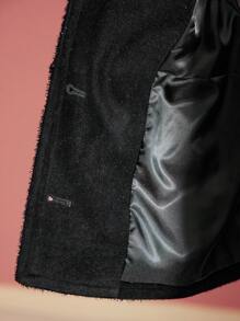 MOTF PREMIUM CONTRAST BINDING BOXY JACKET - Black - View 9