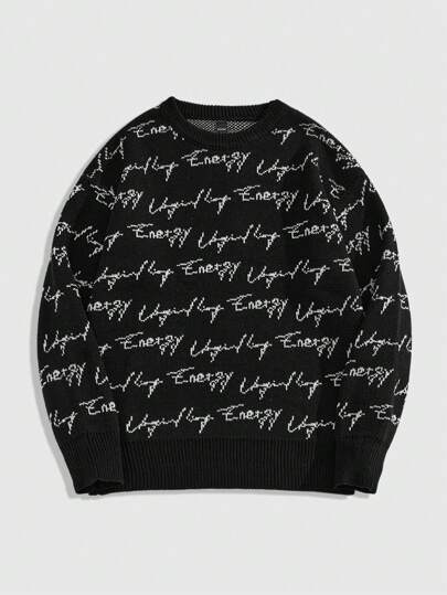 Street Life Men's Casual Minimalist Daily Sweater