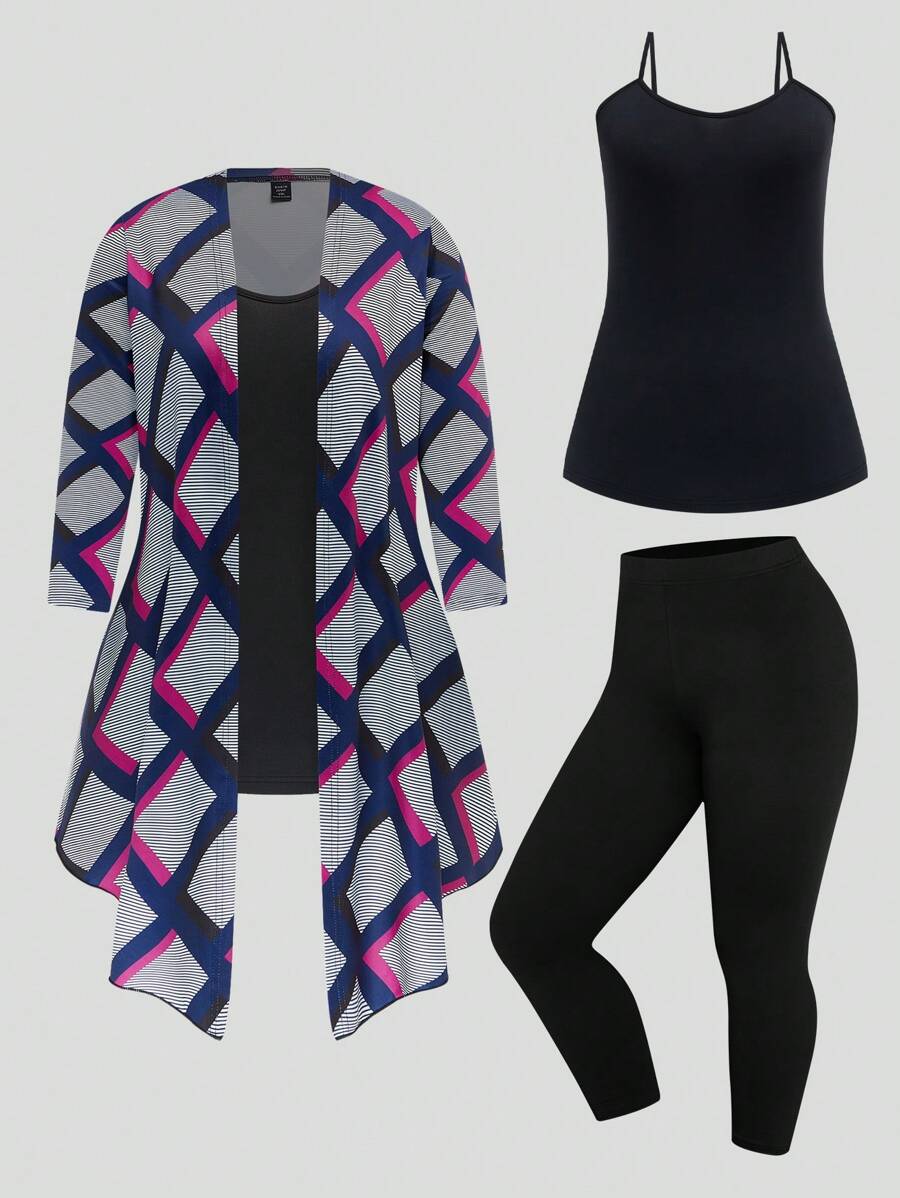 大码女式经典优雅两件套，秋季