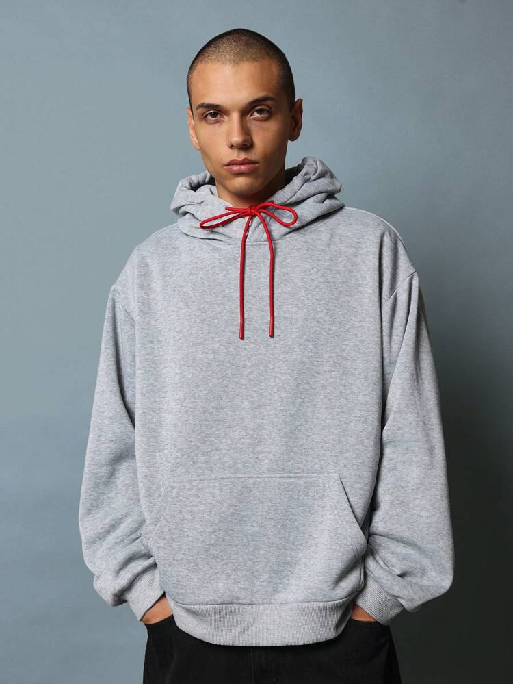 Heavyweight Pullover Hoodie With Centre Pocket