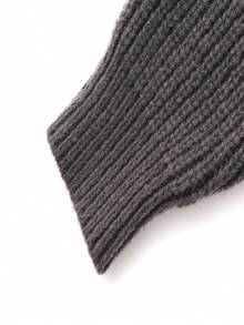 Tween Boy' Solid Color Long Sleeve Pocket Casual Cardigan Fall Winter - Grey - View 3