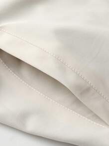 Manfinity Mode Color Blocking Striped Baseball Collar Zip-Up Casual Jacket With Long Sleeves - Apricot - View 6