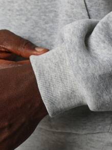 SUMWON Sudadera con capucha de capa doble premium, prenda deportiva y casual de uso diario, de tela doble y diseño cómodo, para otoño e invierno