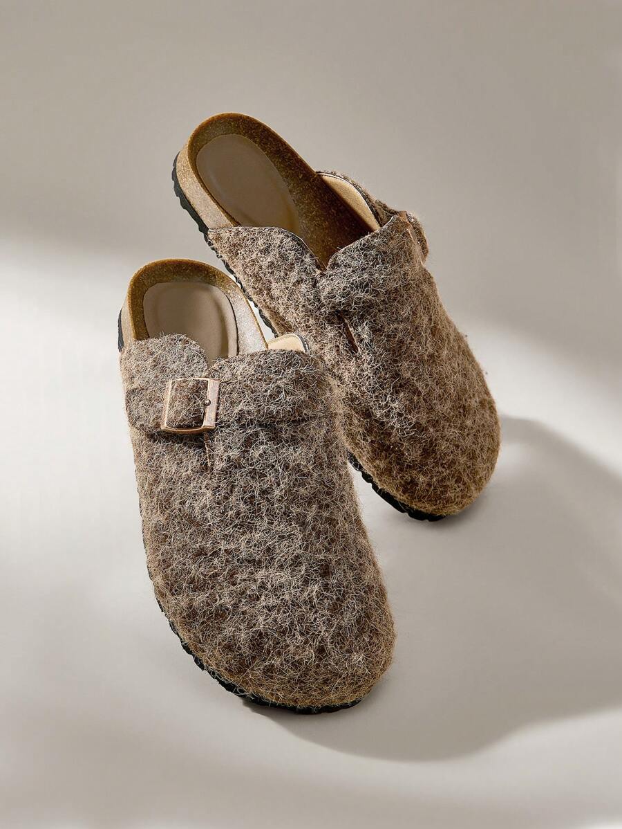 Solecia 女士休闲平底乐福鞋，简约设计，适合日常穿着新年假期 - 棕色 - 查看 1