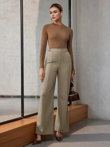 MOTF PREMIUM PRESS CREASE TAILORED SUIT PANTS - Apricot - View 7