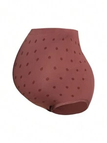 Moonlight&Mama 3pcs Set Seamless Dot Printed Maternity Briefs, Casual & Comfortable - Multicolor - View 8