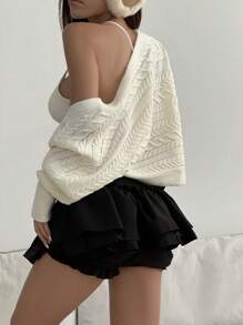 Lunelith SHEIN Lunessa Women's Versatile Short Lightweight Cardigan