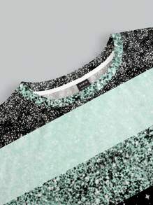 Glamance ORANGE STUDIO Women Multicolor T-Shirts Wrist-Length Sleeve Round Neck Casual Plain,Colorblock,Striped Summer Outfits For Women Graphic Tee For Women Going Out