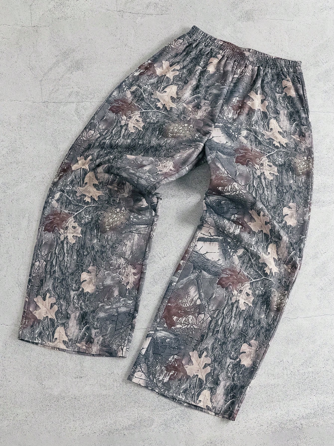 Manfinity Dauomo Men's Elastic Waist All Over Print Casual Sweatpants