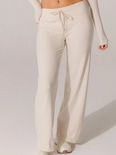 Aralina 柔软针织高腰休闲裤