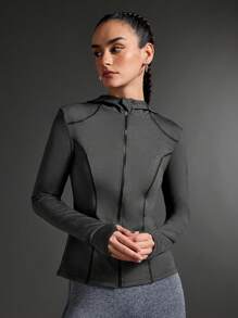 SHEIN Sports Urban Outdoor Wear Comfortable Versatile Sport Casual Elastic Breathable Jacket