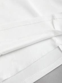 Lunelith SHEIN Lunessa Women's Slim Fit Solid Color Halter Mini Dress