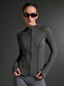 SHEIN Sports Urban Outdoor Wear Comfortable Versatile Sport Casual Elastic Breathable Jacket