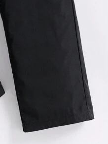 Conjunto Elegante para Meninos Pré-Adolescentes, Inclui Camisa e Calça com Suspensório, Adequado para Festas e Ocasiões Formais, Conjunto de 2 Peças - Vinho - Visão 5
