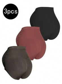 Moonlight&Mama 3pcs Set Seamless Dot Printed Maternity Briefs, Casual & Comfortable - Multicolor - View 3