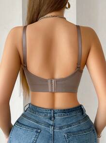 SHEIN 3pcs Maternity Simple Solid Comfort Nursing Bras