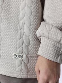 SUMWON Tween Boys Soft Regular Fit Textured Long Sleeve Polo Shirt