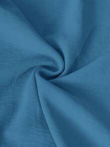 EMERY ROSE Solid Cami Top & Wide Leg Pants - Blue - View 7