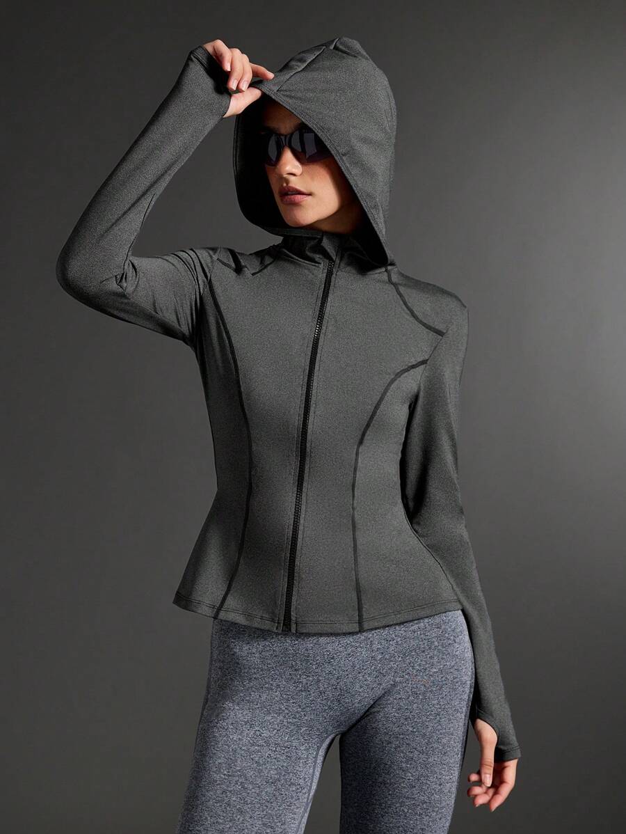 SHEIN Sports Urban Outdoor Wear Comfortable Versatile Sport Casual Elastic Breathable Jacket