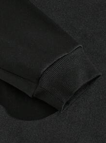 Manfinity VCAY 1 pieza Sudadera con capucha casual con estampado de labios para hombre, sudadera con capucha de manga larga con diseño gráfico para salir, regalo para amigos, esposo, novio