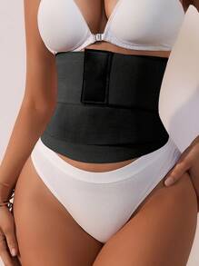 1 pieza Cinturón de cintura de unicolor simple para mujer, casual para uso diario