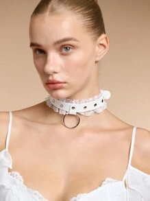 SHEIN BAE Kant & Minimalistische Lichtgewicht Luxe Niche Casual Choker