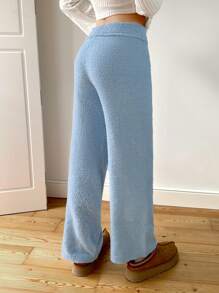 Forever 21 Autumn And Winter New Home Warm And Comfortable Sweater And Trousers - Blue - View 2