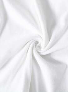 4 件装男孩字母图案 T 恤，适合作为内衣和外套，秋冬季