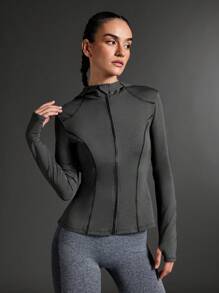 SHEIN Sports Urban Outdoor Wear Comfortable Versatile Sport Casual Elastic Breathable Jacket