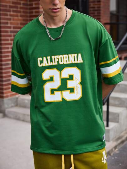 Manfinity Sport Corelite Conjunto de camiseta de manga corta de cuello redondo con estampado de letras y top sin mangas casual deportivo para hombres