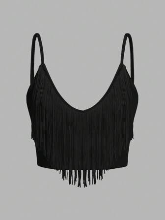 SHEIN ICON Cami Top mit Fransen