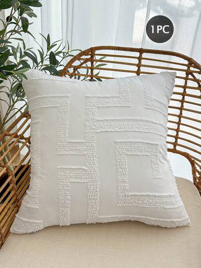 1pc, 3D Cut-Flower , Pillowcase (Without Core), Thin And Light, Breathable, Soft, Bedding For Boys' And Girls' Dormitories, School Bedding, Dormitory Decoration, Bedroom Decoration, Living Room Sofa Decoration