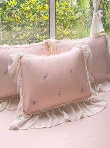 Juego de ropa de cama, suministros diarios casuales, decoración de otoño, decoración de otoño, decoración de habitación - Rosa - Ver 8