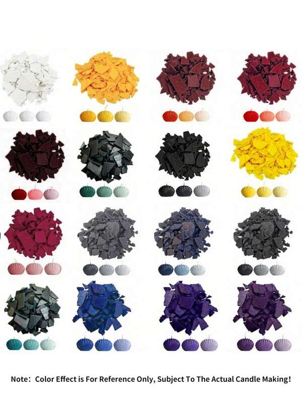 16 Farben/Set Kerzenfarbstoffe zum Färben von Kerzen, je 5g pro Farbe, als Geschenk, für Partys, DIY, bunte Dekoration