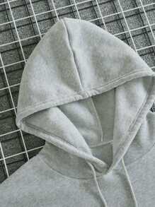 Manfinity Dauomo Sudadera con capucha casual de Navidad con esqueleto para hombres