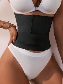 1 pieza Cinturón de cintura de unicolor simple para mujer, casual para uso diario