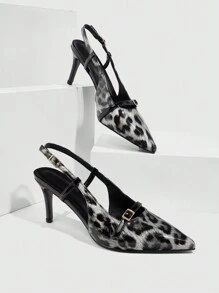 CUCCOO GRLICON Women's Y2K Punk Style High Heel Pumps, Suitable For Motorcycle, Cool Girl, Halloween, Christmas, Party Outfits - Black - View 6