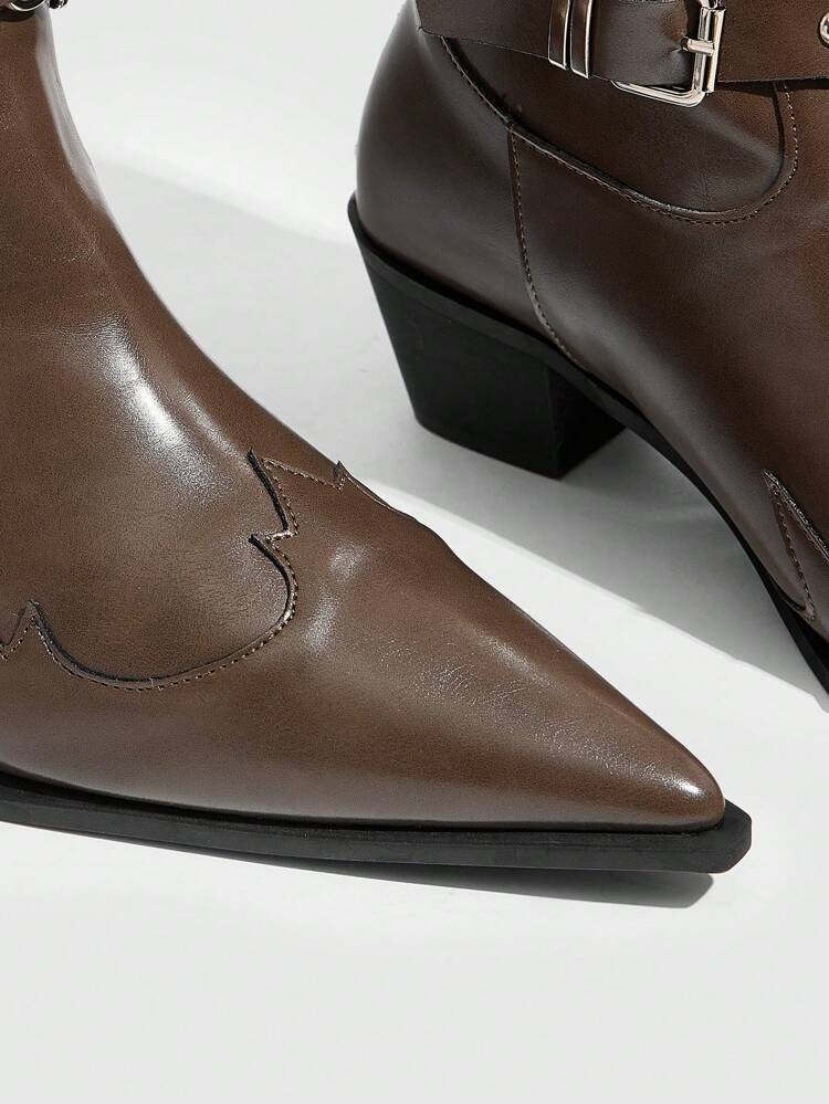 CUCCOO GRLICON Botas Ankle Femininas, Estilo Y2K, Estilo Punk, Estilo Biker, Estilo Cool Girl, Adequado para Halloween, Natal, Festa