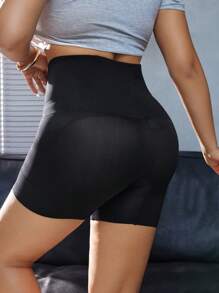 Wedaily 2pcs/Set Women Plus Size Solid Color High Waist Simple Slim Fit Casual Slimming Pants - Multicolor - View 2