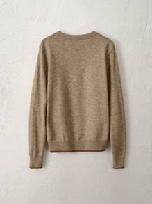 EMERY ROSE 女士纯色前扣长袖休闲衬衫，日常穿着