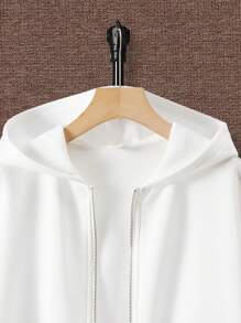 SHEIN Teen Boys Casual Loose All-Match Hoodie Sweatshirt, Comfortable & Versatile, Suitable For Outings And Schools
