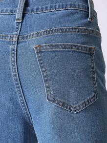 SUMWON Tween Girls Flare Fit Jean - Light Wash - View 6