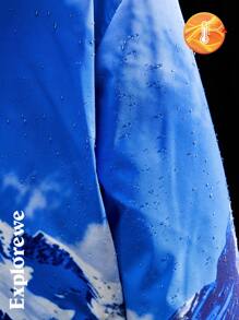 SHEIN 2pcs/Set Teenage Boys' Print Casual Hoodie And Pants Set, Long Sleeve - White - View 7