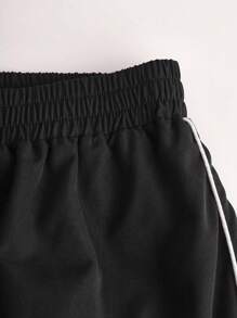 Coolane Kids Pantaloni sportivi neri ampi da ragazza pre-adolescente per l'autunno/inverno, adatti per il ritorno a scuola