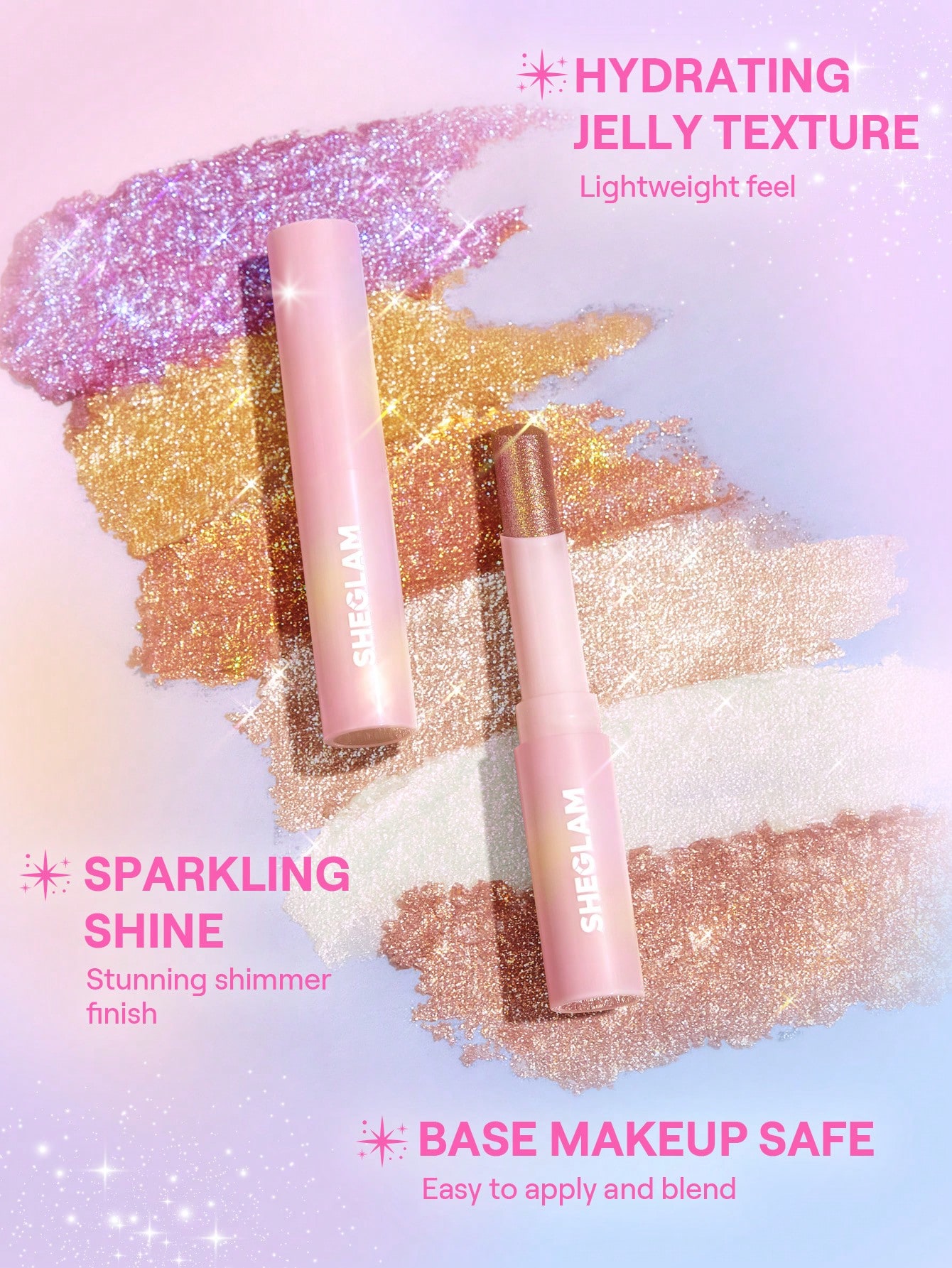 Crystal Jelly Glaze Stick-Starlit Silver