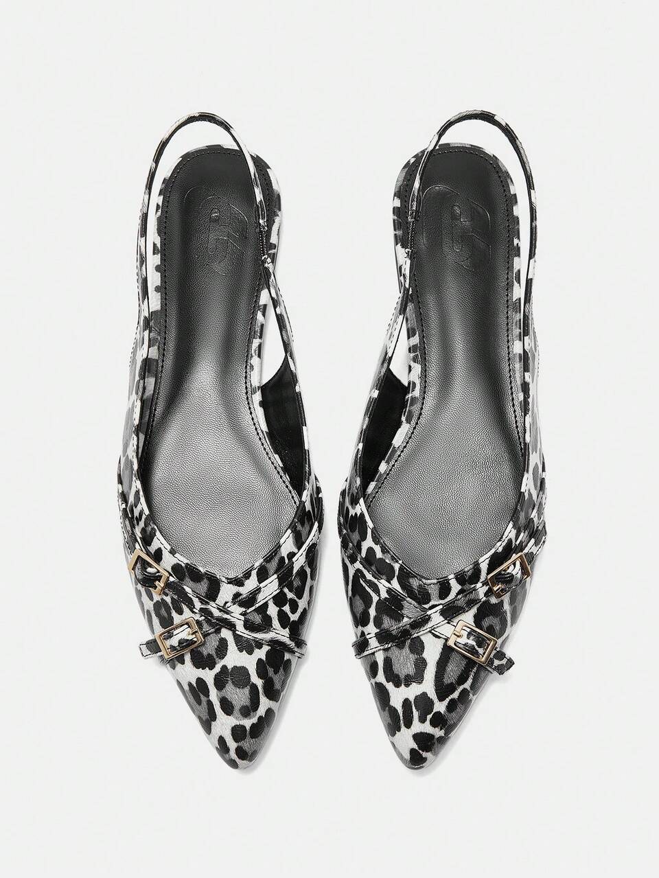 CUCCOO BIZCHIC Pre Fashion Women Pointed Toe Leopard Printed Flats Spring Shoes Spring Break Easter