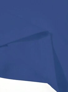 SHEIN LUNE 时尚英文标语正面数码印花休闲舒适百搭女式长袖T恤图案T恤女式春季上衣 - 藍色 - 查看 3