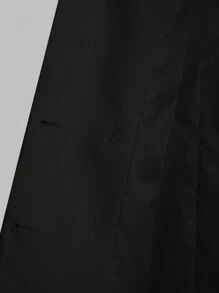 Ontre Blazer Setelan Kasual Wanita, Gaya Retro untuk Musim Gugur - Hitam - View 8